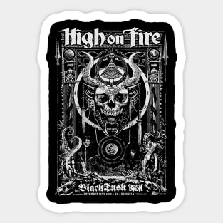 High On Fire Sticker